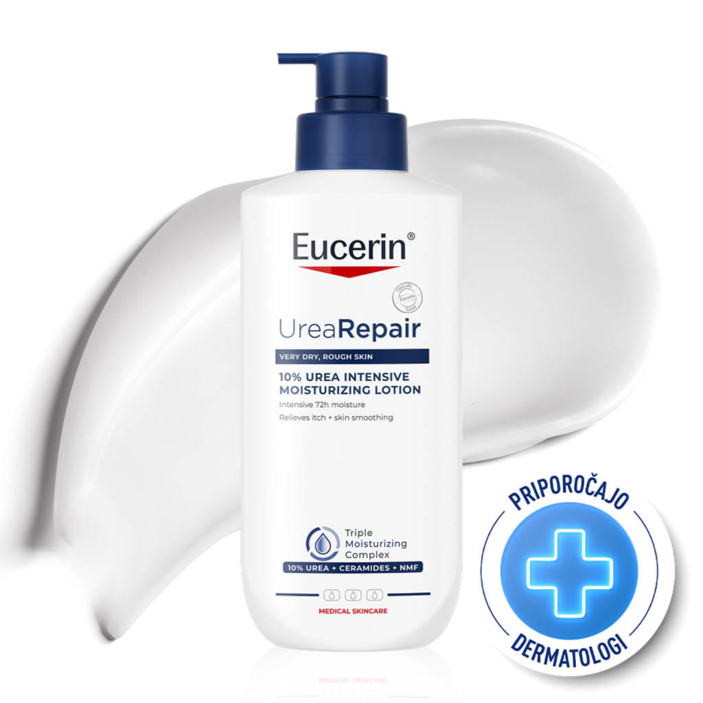 Eucerin UreaRepair 10% Urea, losjon za telo (400 ml)