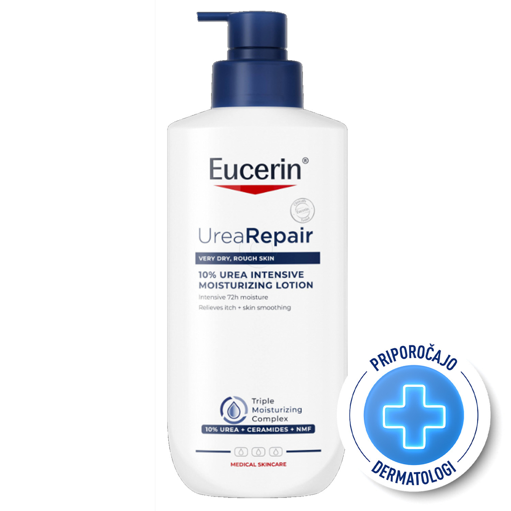 Eucerin UreaRepair 10% Urea, losjon za telo (400 ml)