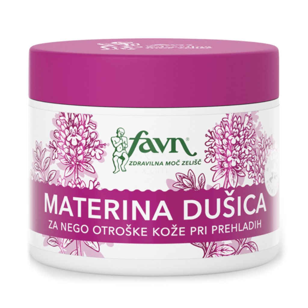 Favn, materina dušica - mazilo za nego kože ob prehladu (50 ml)