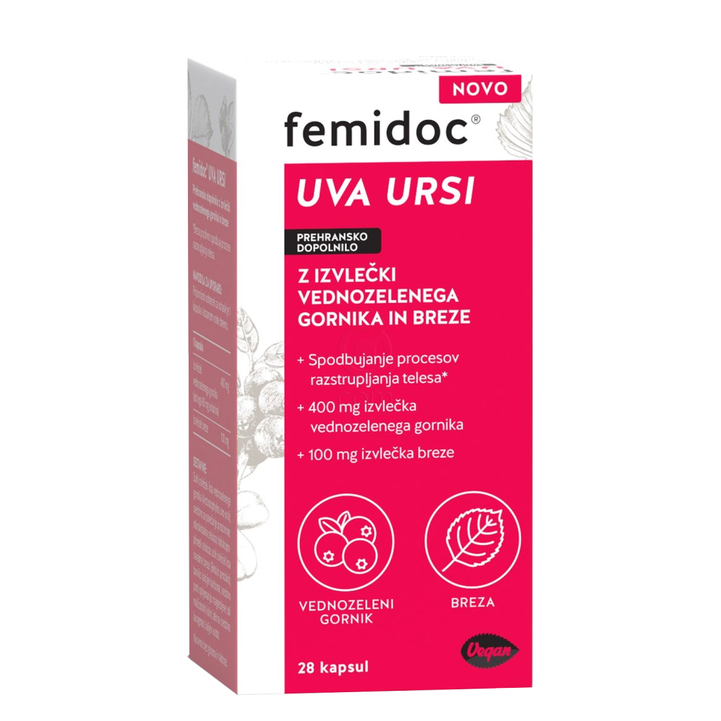 Femidoc Uva Ursi, kapsule (28 kapsul)