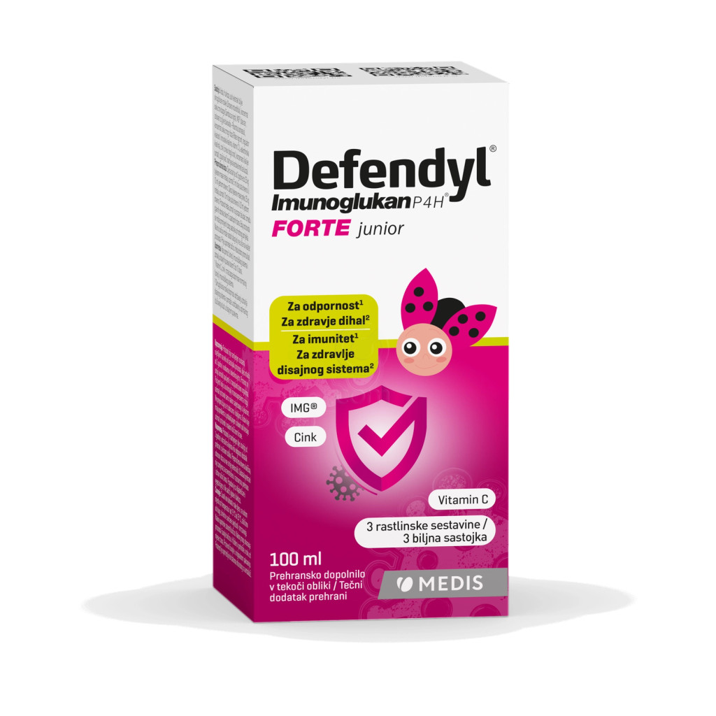 Defendyl-Imunoglukan P4H Forte junior, tekočina (100 ml)