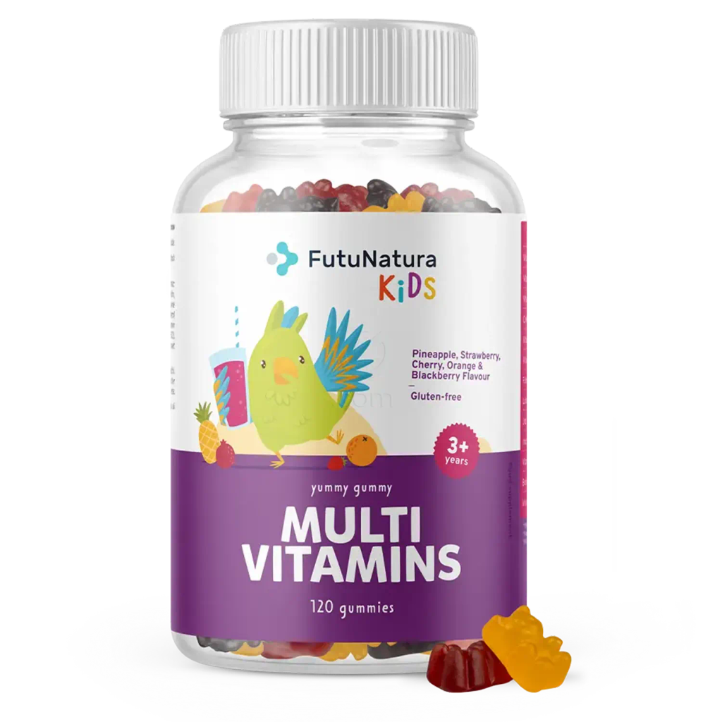 FutuNatura Kids Multi Vitamins, gumi bonboni (120 gumi bonbonov)