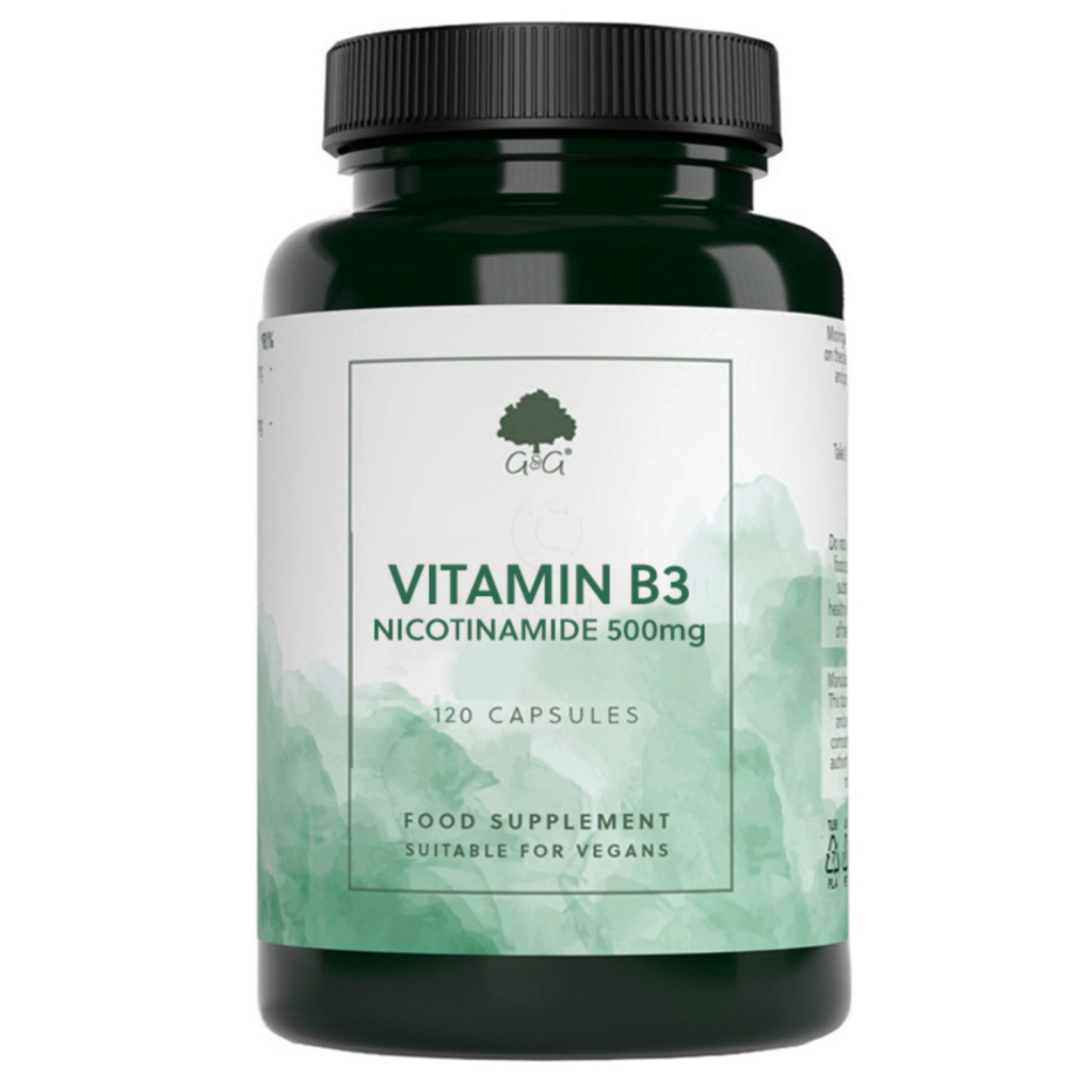 G&G Vitamin B3 Nikotinamid 500 mg, kapsule (120 kapsul)