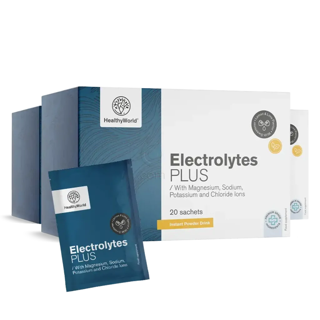 HealthyWorld Elektroliti, prašek v vrečkah (20 vrečk)
