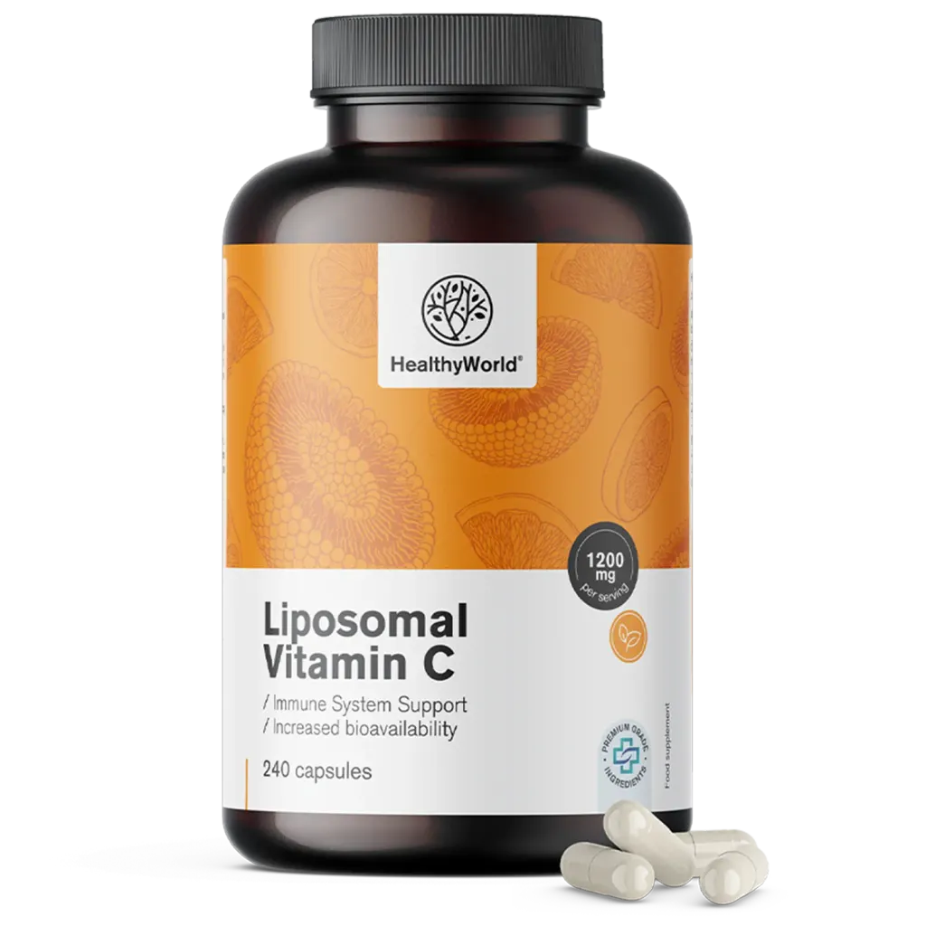 HealthyWorld Liposomski vitamin C 1200 mg, kapsule (240 kapsul)