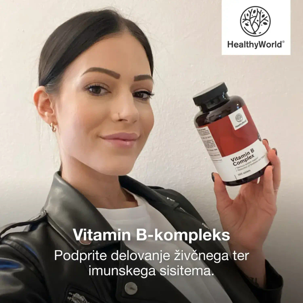 HealthyWorld Vitamin B-kompleks, tablete (365 tablet)