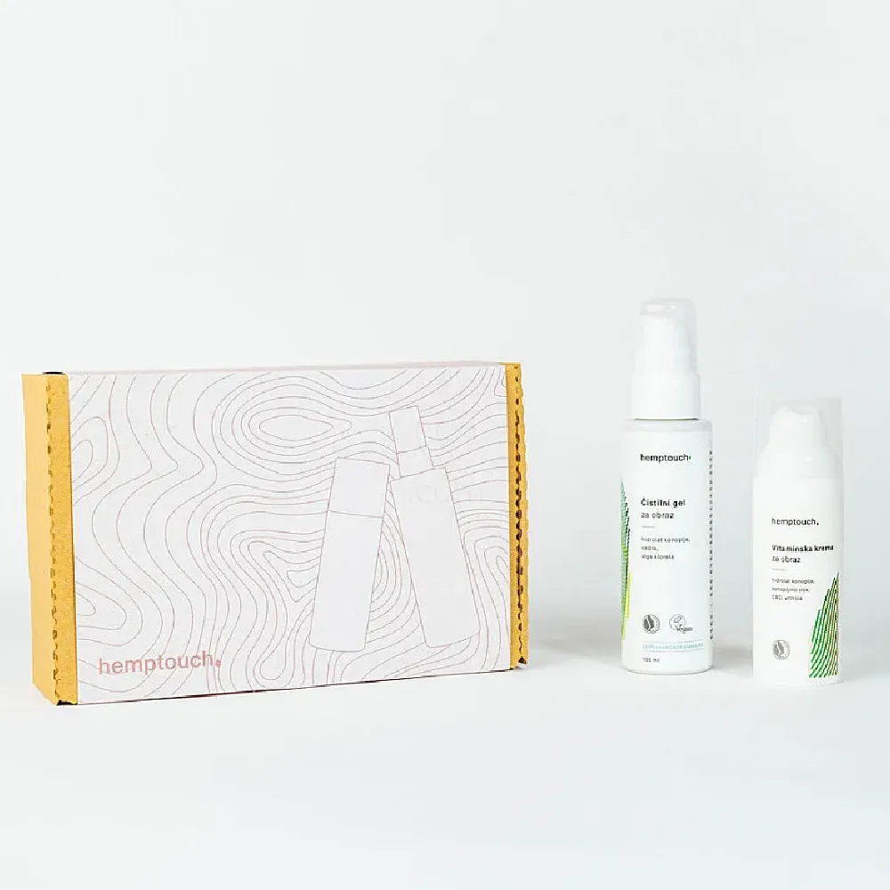 Hemptouch, negovalni duo za mladostno kožo (50 ml + 100 ml)