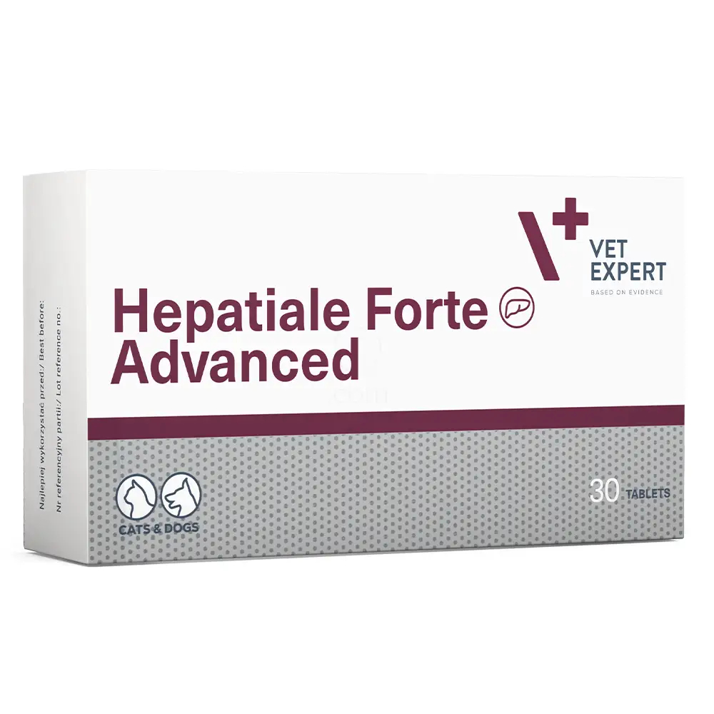 Hepatiale Forte Advanced, krmna mešanica v obliki tablet za pse in mačke (30 tablet)