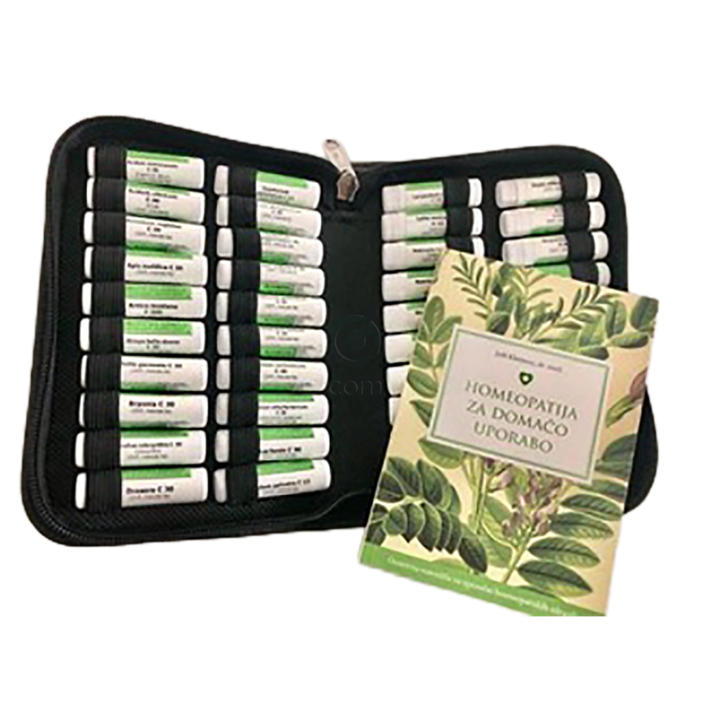 Homeopatski set, kroglice v vsebnikih (40 x 1 g)