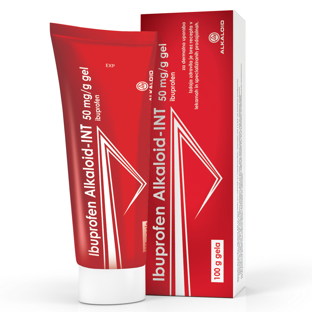 Ibuprofen Alkaloid-INT 50 mg/g, gel (100 g)