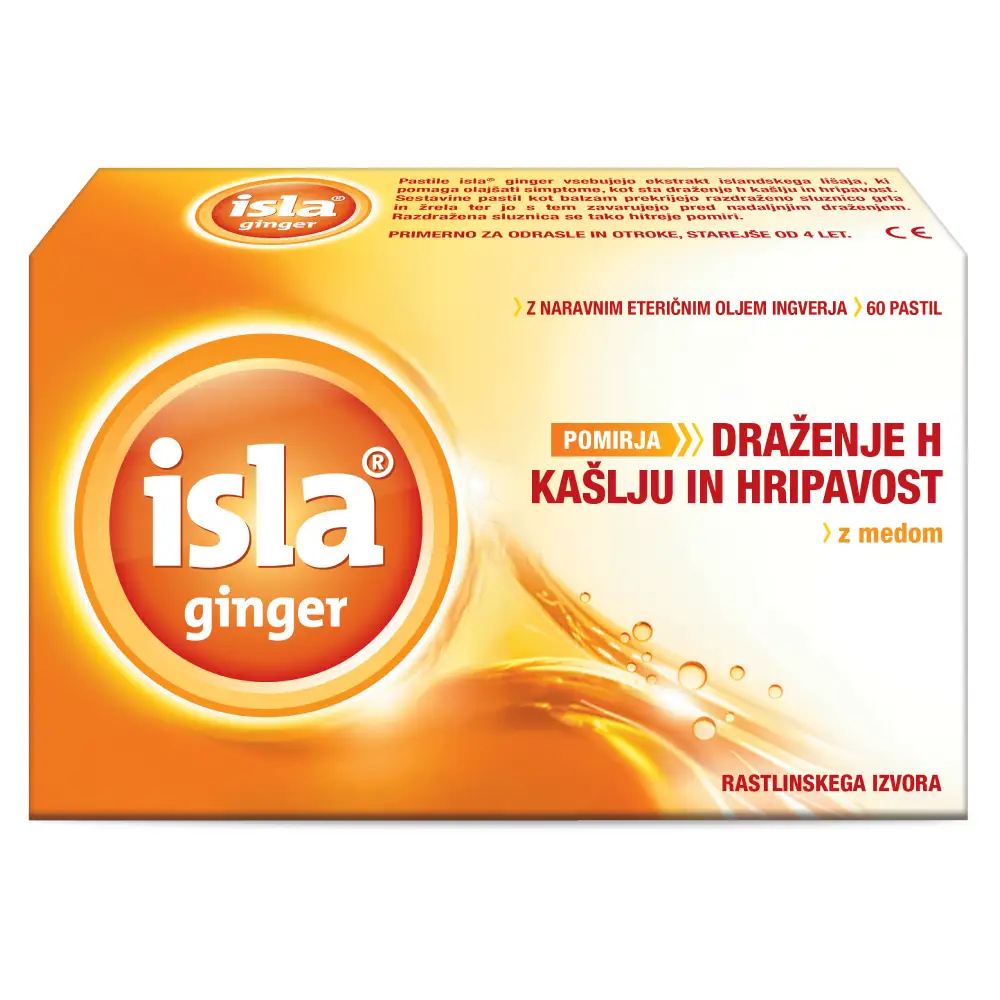 Isla ingver, pastile (60 pastil)