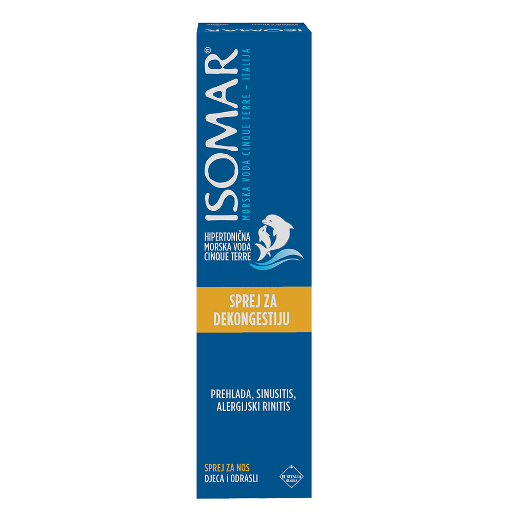 Isomar, dekongestivna hipertonična morska voda - pršilo (50 ml)