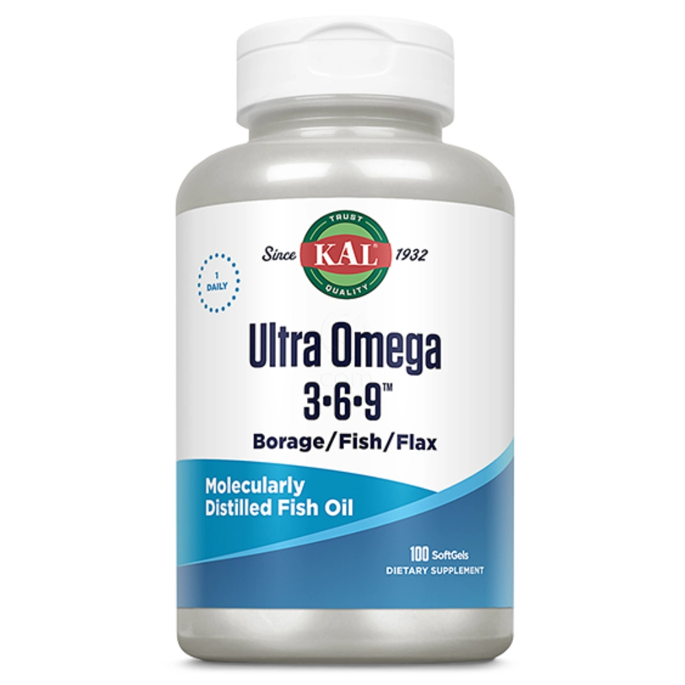 KAL Omega 3-6-9, kapsule (100 kapsul)