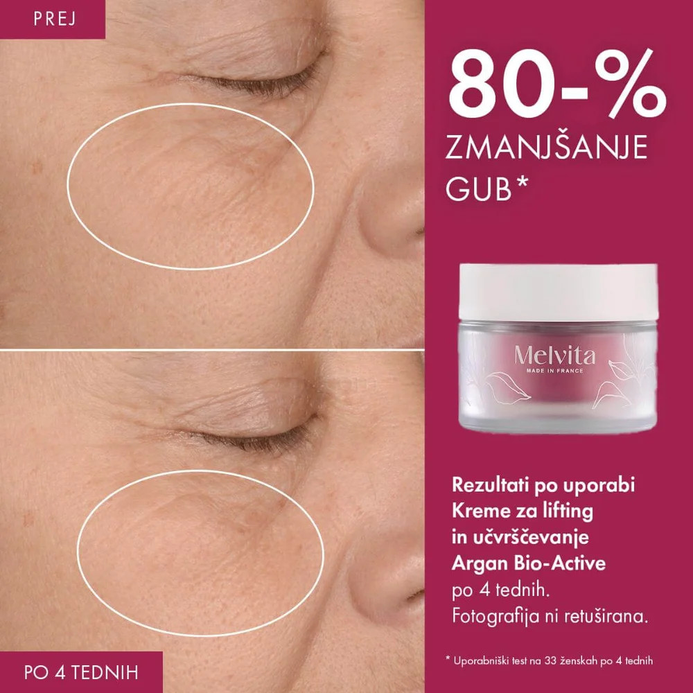 Melvita Argan Bio-Active, krema za lifting in učvrščevanje za normalno do suho kožo (50 ml)