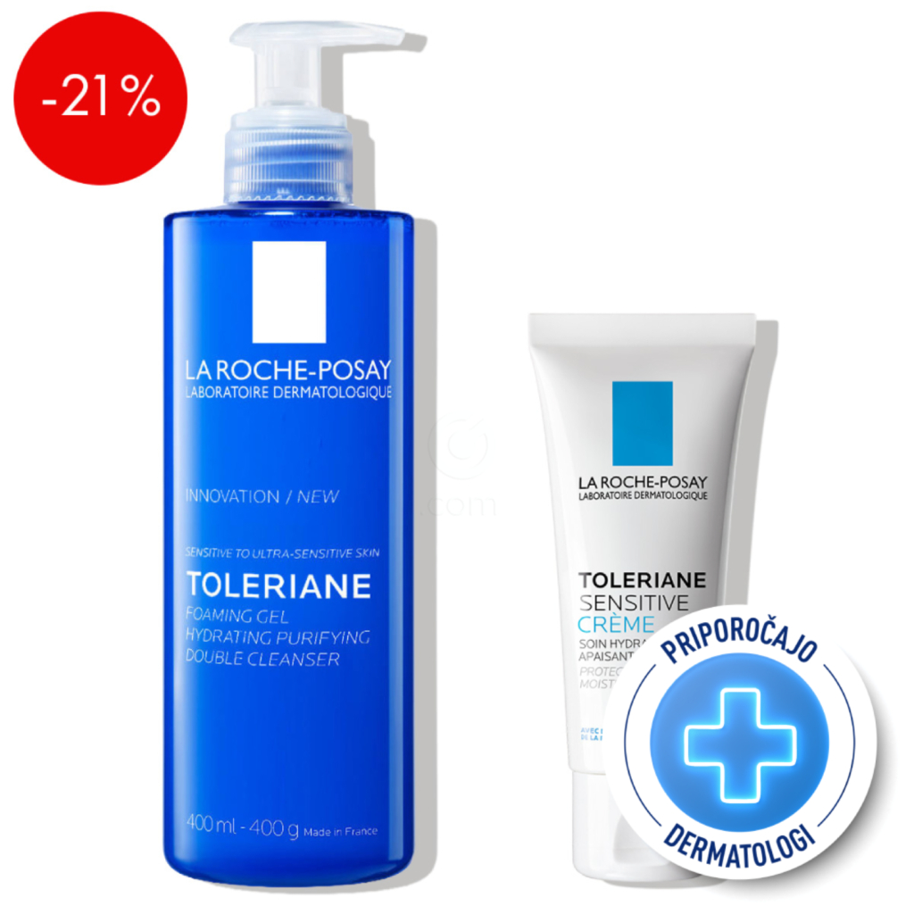 LRP Toleriane, protokol za občutljivo in reaktivno kožo (400 ml + 40 ml)