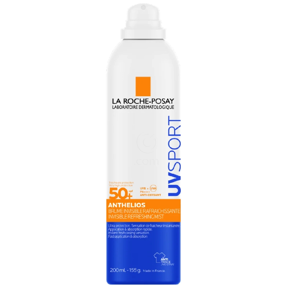 LRP Anthelios UVSport, nevidni osvežujoči sprej za zaščito pred soncem - ZF50+ (200 ml)