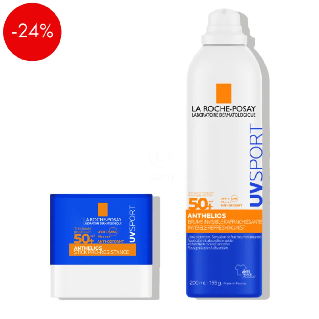 LRP Anthelios UVSport, vodoodporni SPF protokol (200 ml + 10 g)