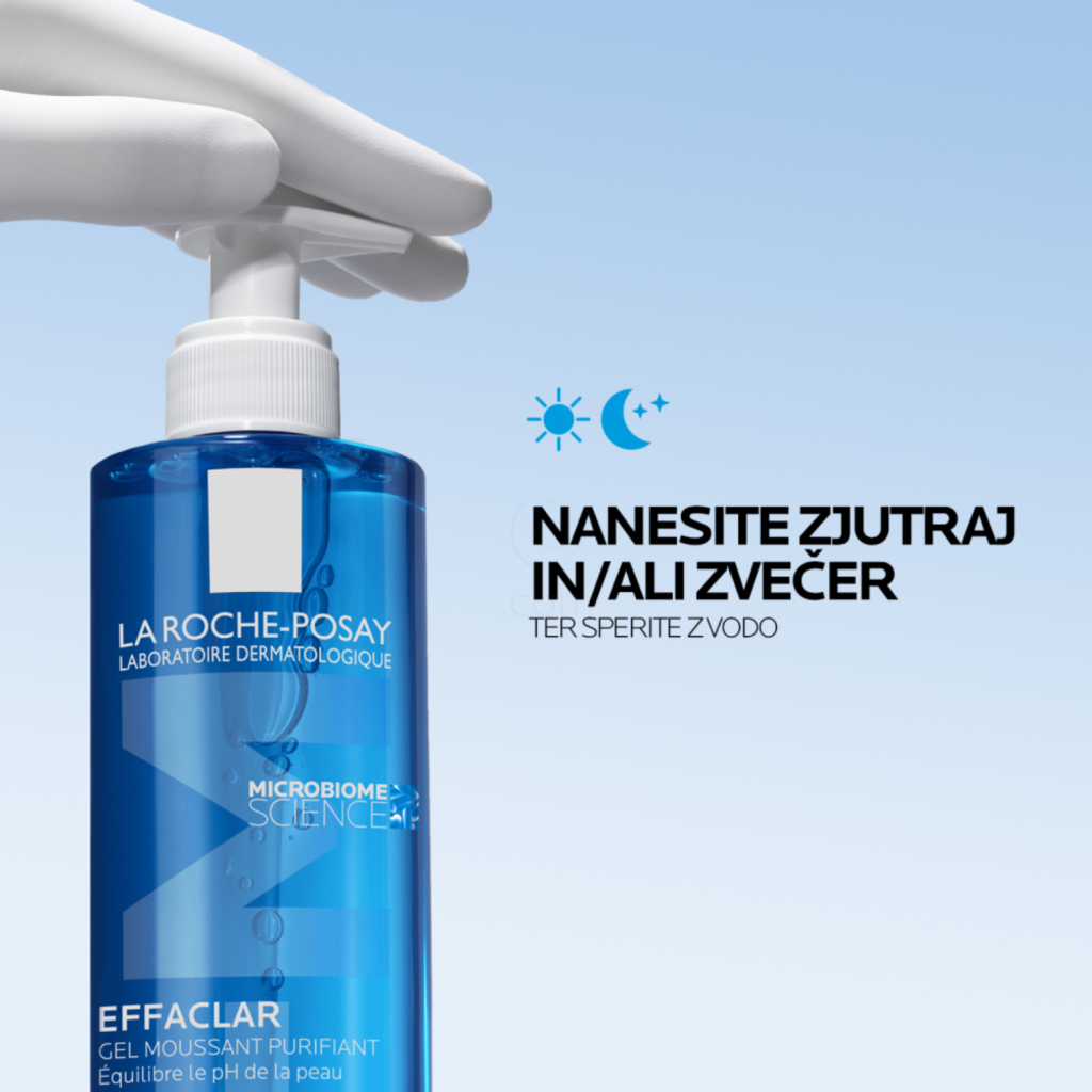 LRP Effaclar +M, peneči čistilni gel (200 ml)