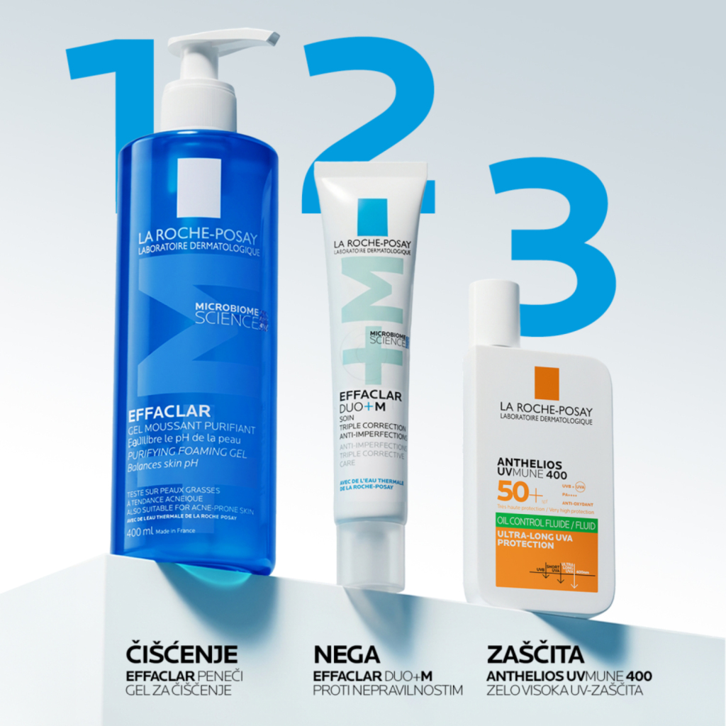 LRP Effaclar +M, peneči čistilni gel (200 ml)