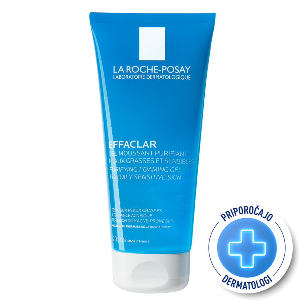 LRP Effaclar +M, peneči čistilni gel (200 ml)