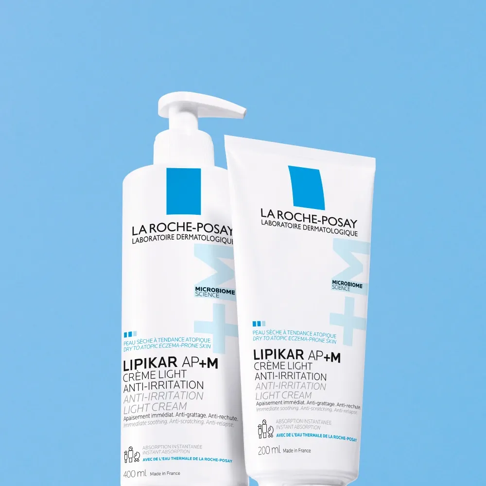 LRP Lipikar Baume AP+M Light, lahki balzam s trojnim delovanjem (400 ml)