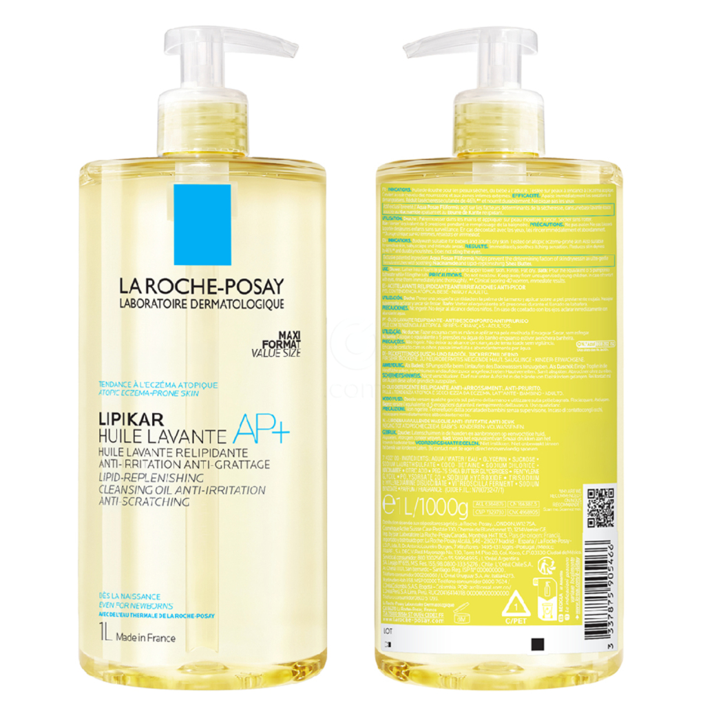 LRP Lipikar Huile Lavante AP+, olje za umivanje (1000 ml)