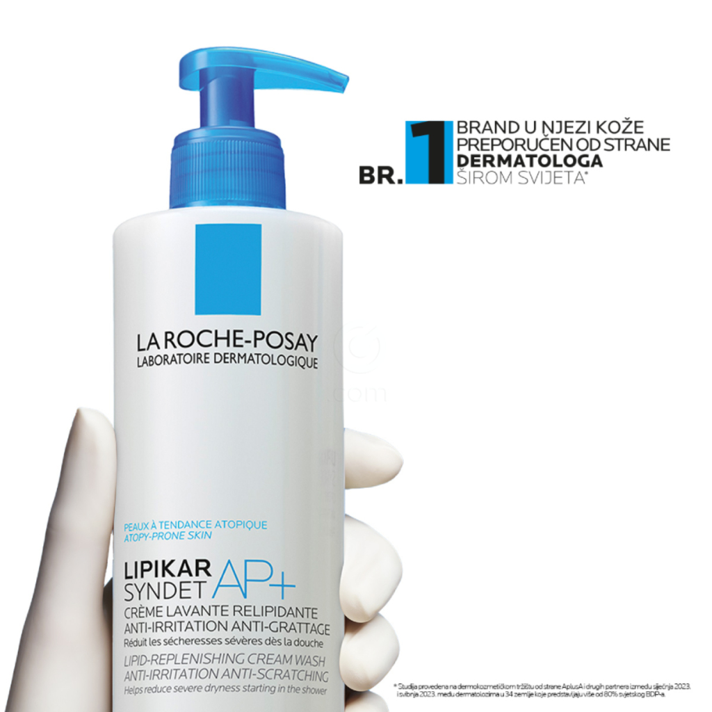 LRP Lipikar Syndet AP+, gel za umivanje telesa (200 ml)