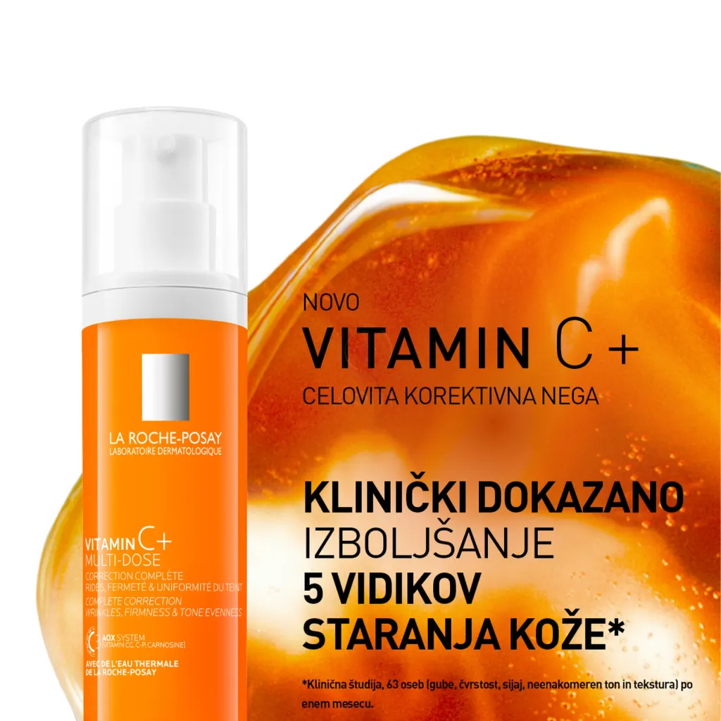LRP Vitamin C+ Multi-Dose, gel proti gubam na obrazu (40 ml)