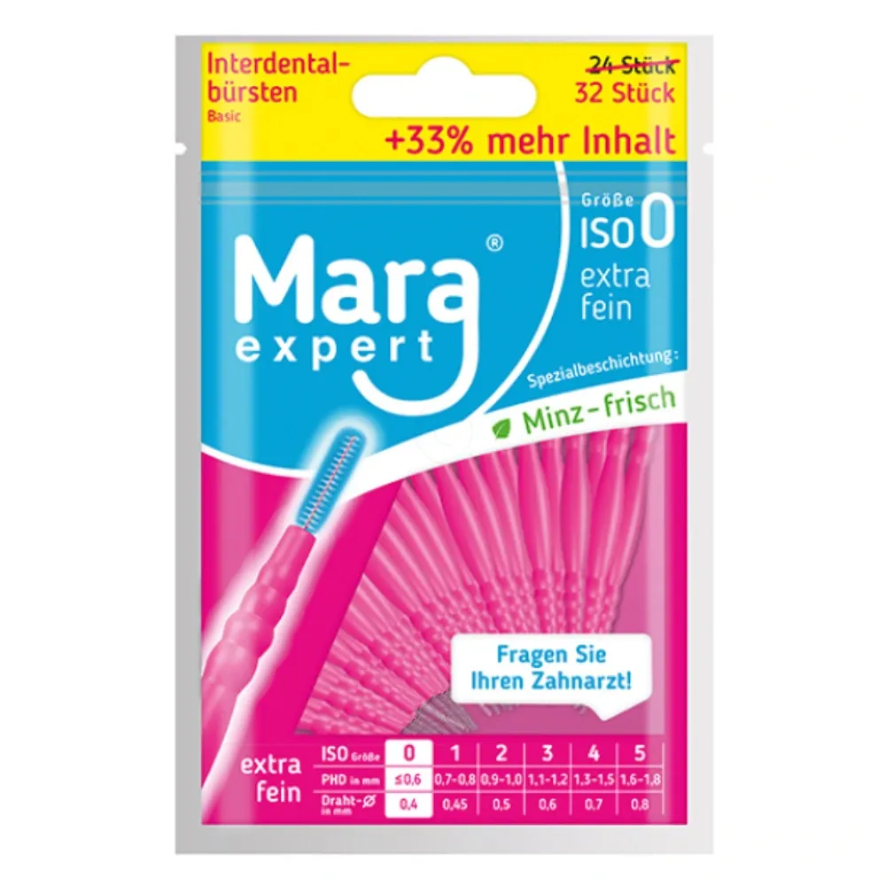 Mara Expert Basic, interdentalna ščetka - velikost ISO 0 (32 ščetk)