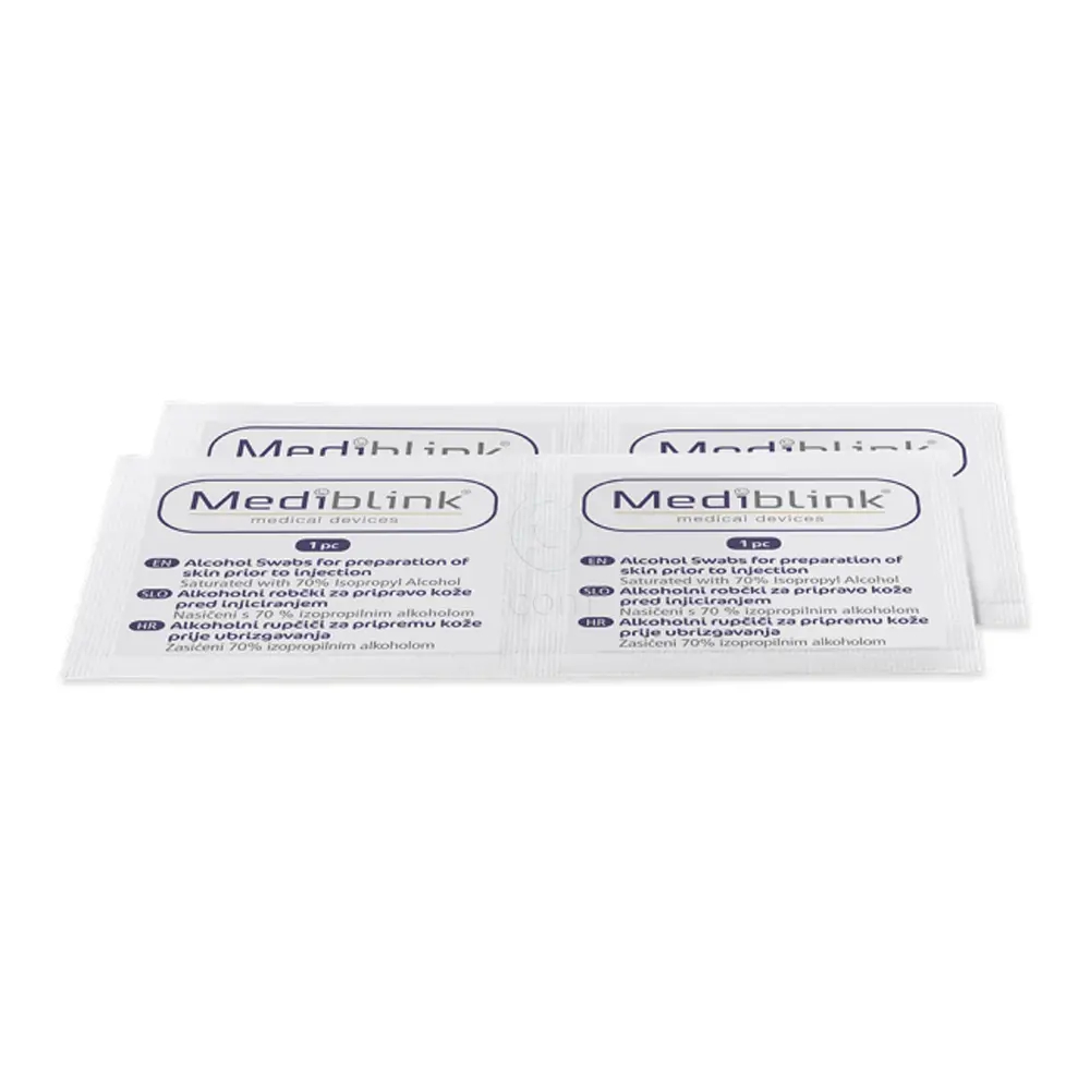 Mediblink M1402, alkoholni robčki - velikost L (50 robčkov)