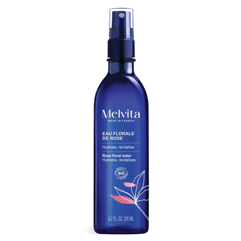Melvita, cvetna vodica damaščanske vrtnice (200 ml)
