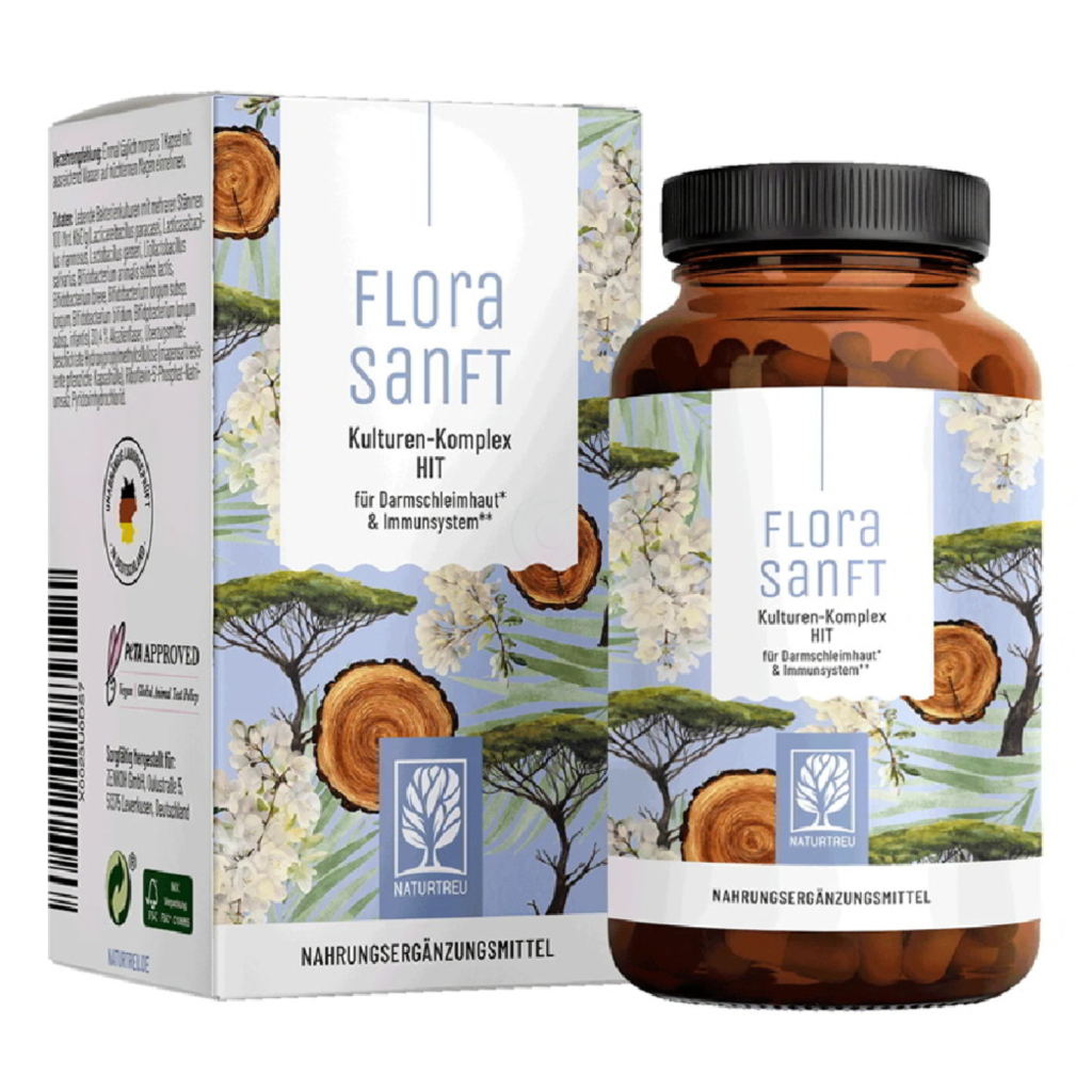 Naturtreu Florasanft kompleks mikroorganizmov, kapsule (60 kapsul)