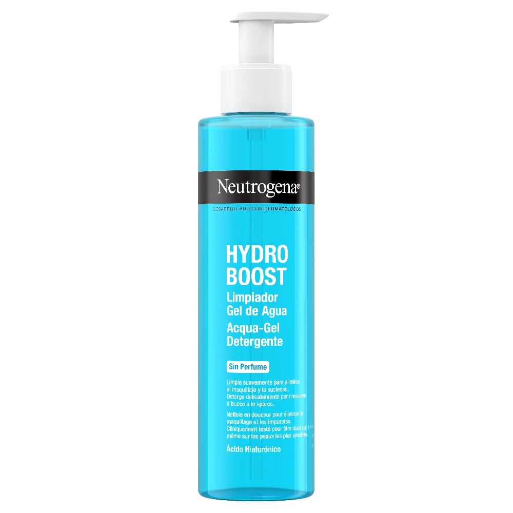 Neutrogena Hydro Boost, vlažilni čistilni gel brez dišav (200 ml)