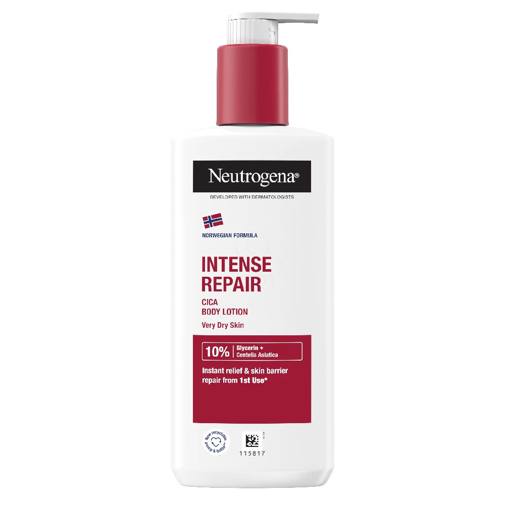 Neutrogena Intense Repair Cica, losjon za telo za suho kožo (250 ml)