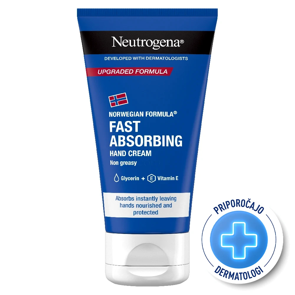 Neutrogena, hitro vpijajoča krema za roke (75 ml)