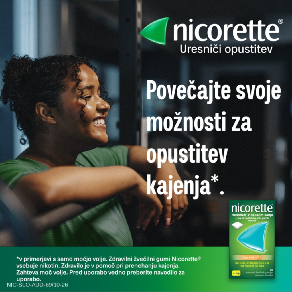 Nicorette Freshmint, 2 mg zdravilni žvečilni gumiji (30 žvečilnih gumijev)