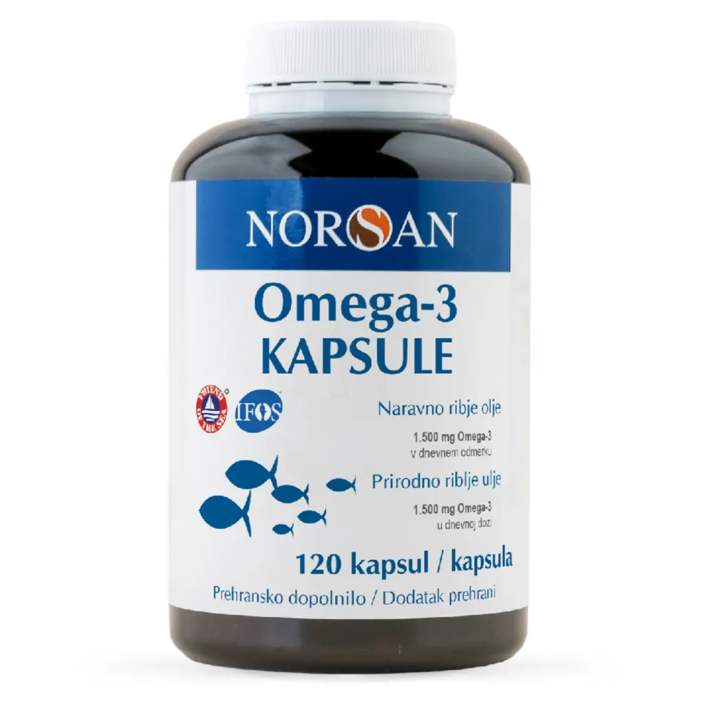 Norsan Omega-3 Total, kapsule (120 kapsul)