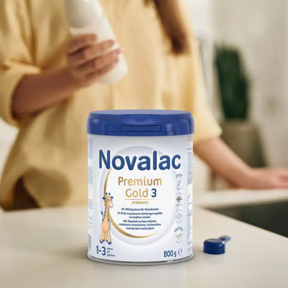 Novalac Premium Gold 3, nadaljevalna mlečna formula 1. - 3. leta (800 g)