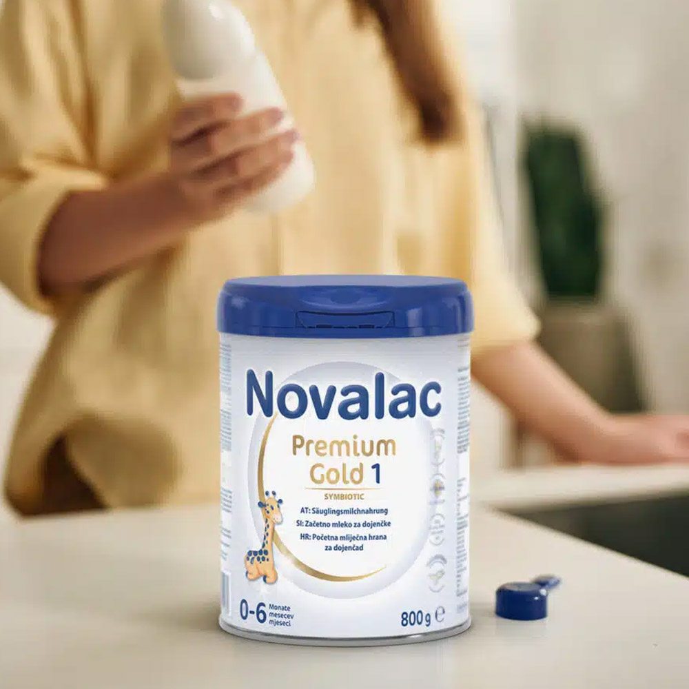 Novalac Premium Gold 1, začetno mleko za dojenčke 0 -6 m (800 g)