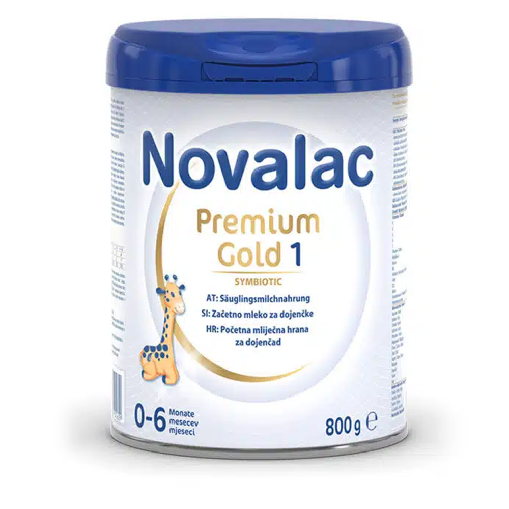 Novalac Premium Gold 1, začetno mleko za dojenčke 0 -6 m (800 g)