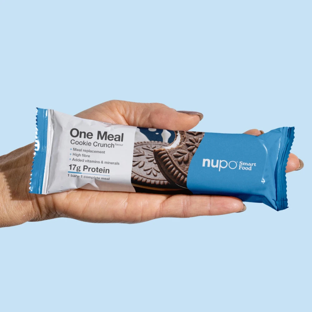 Nupo One Meal, ploščica za nadomestitev obroka - Cookie Crunch (15 x 60 g)