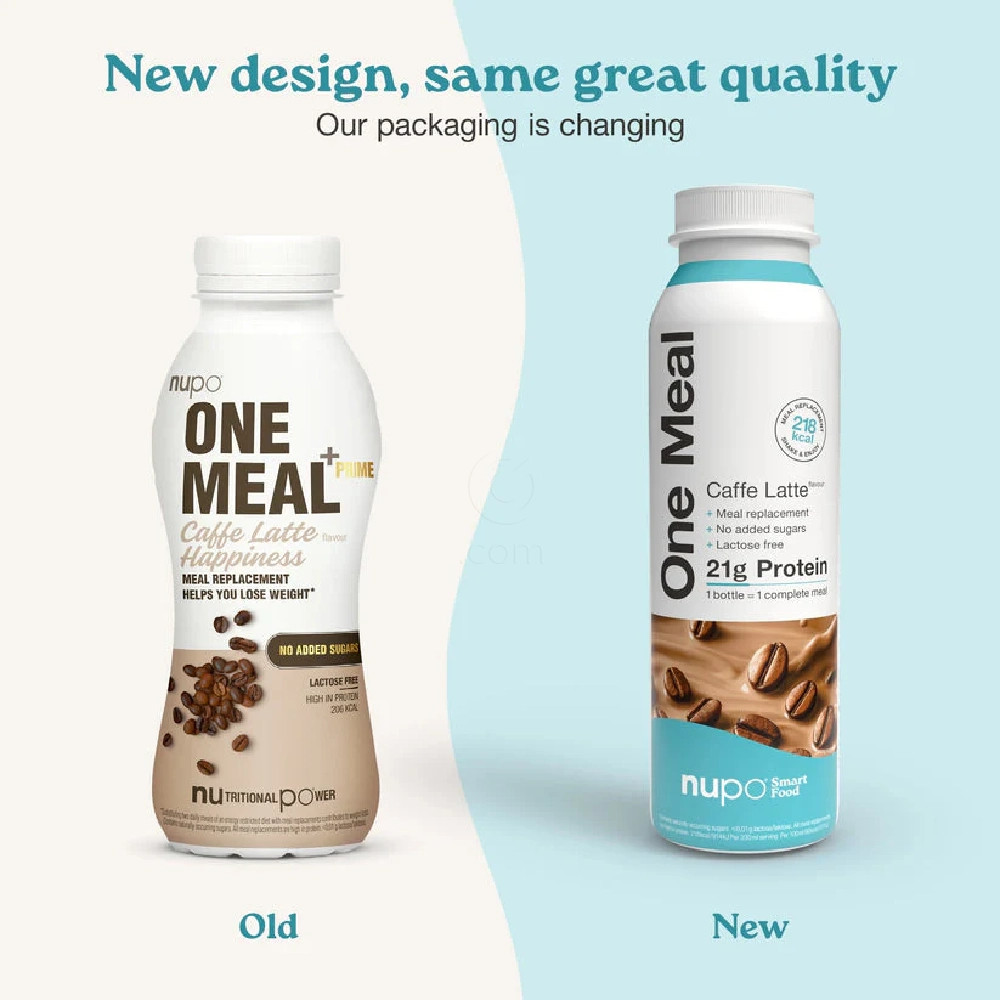 Nupo One Meal RTD, nadomestilo obroka Bela Kava (12 x 330 ml)