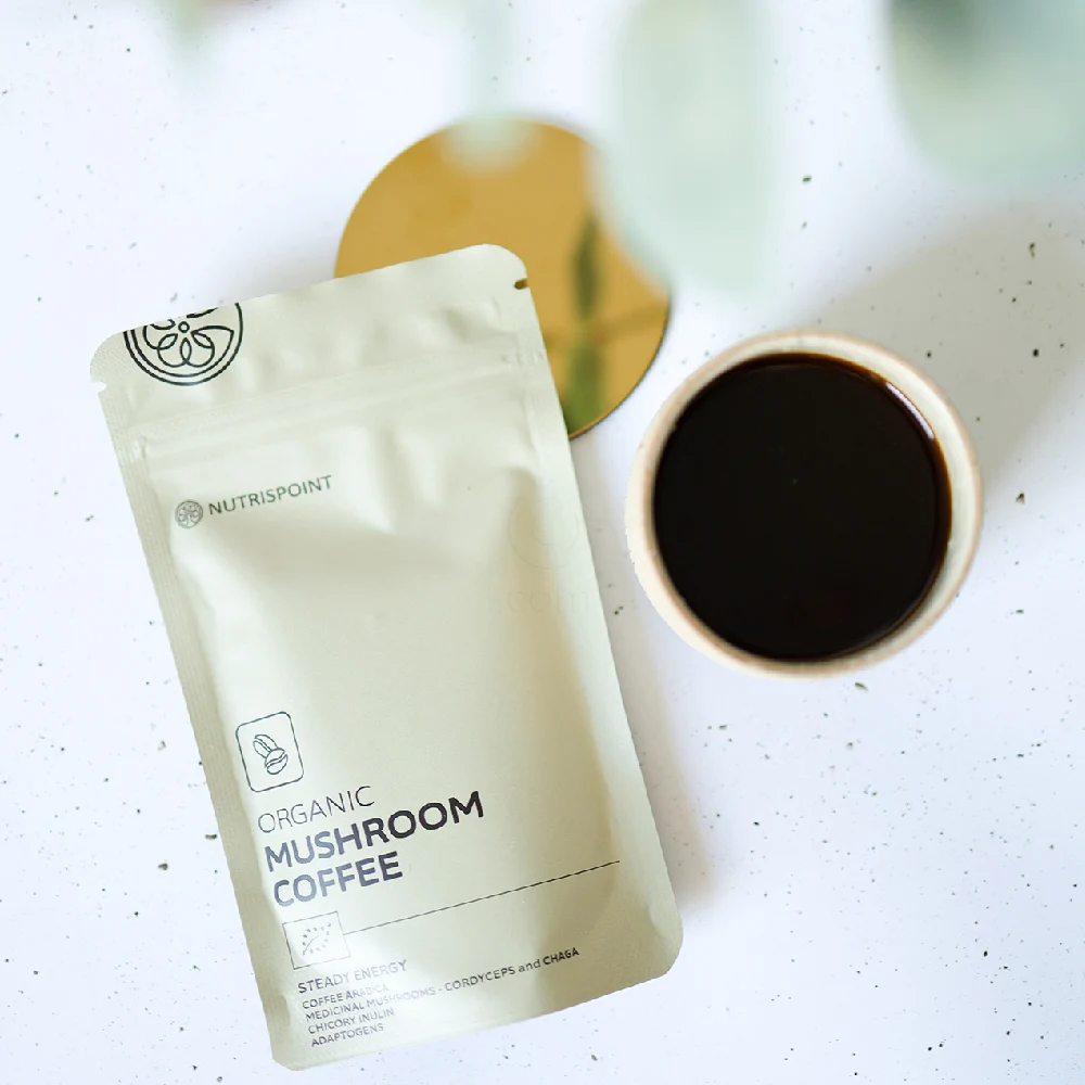 Nutrispoint Organic Mushroom Coffee, ekološka kava z gobami v prahu (70 g)