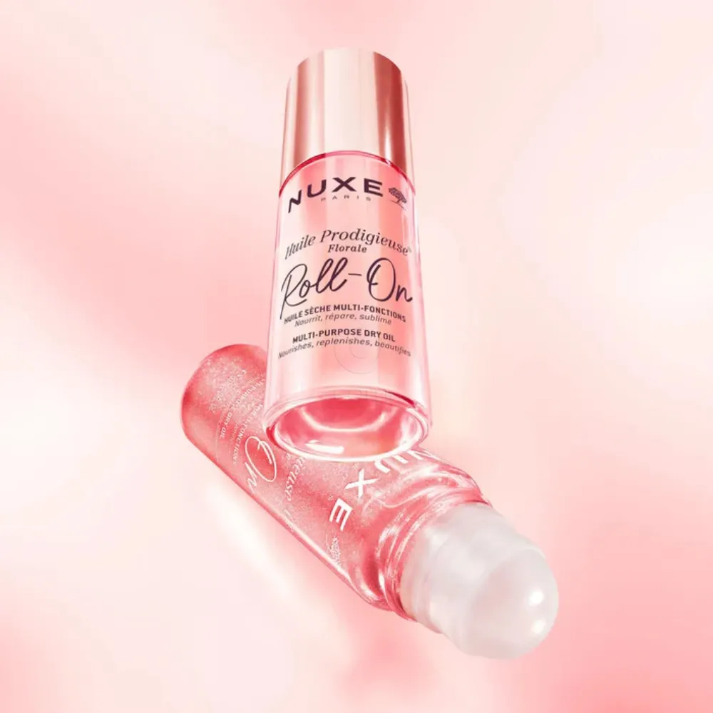 Nuxe Huile Prodigieuse Florale Roll-on, cvetlično suho olje za obraz, telo in lase (60 ml)