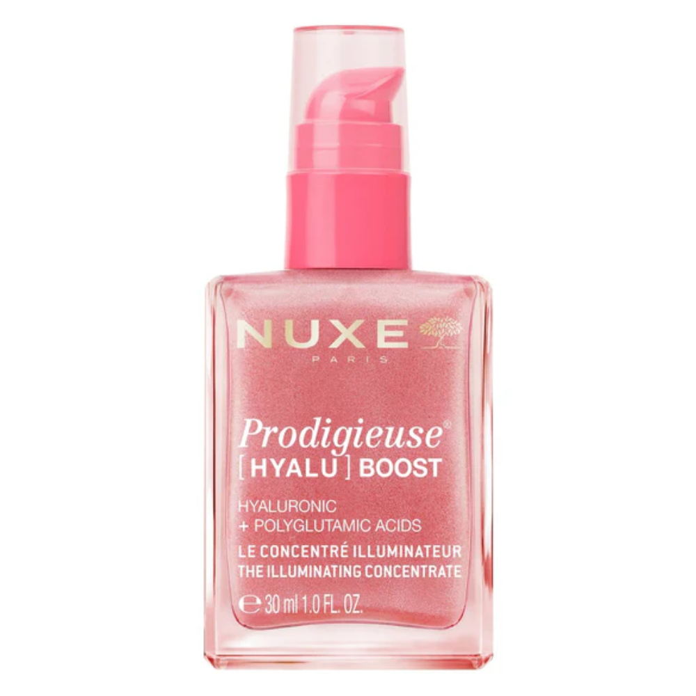 Nuxe Prodigieuse Hyalu Boost Concentrate, osvetljevalni serum za sijočo polt (30 ml)