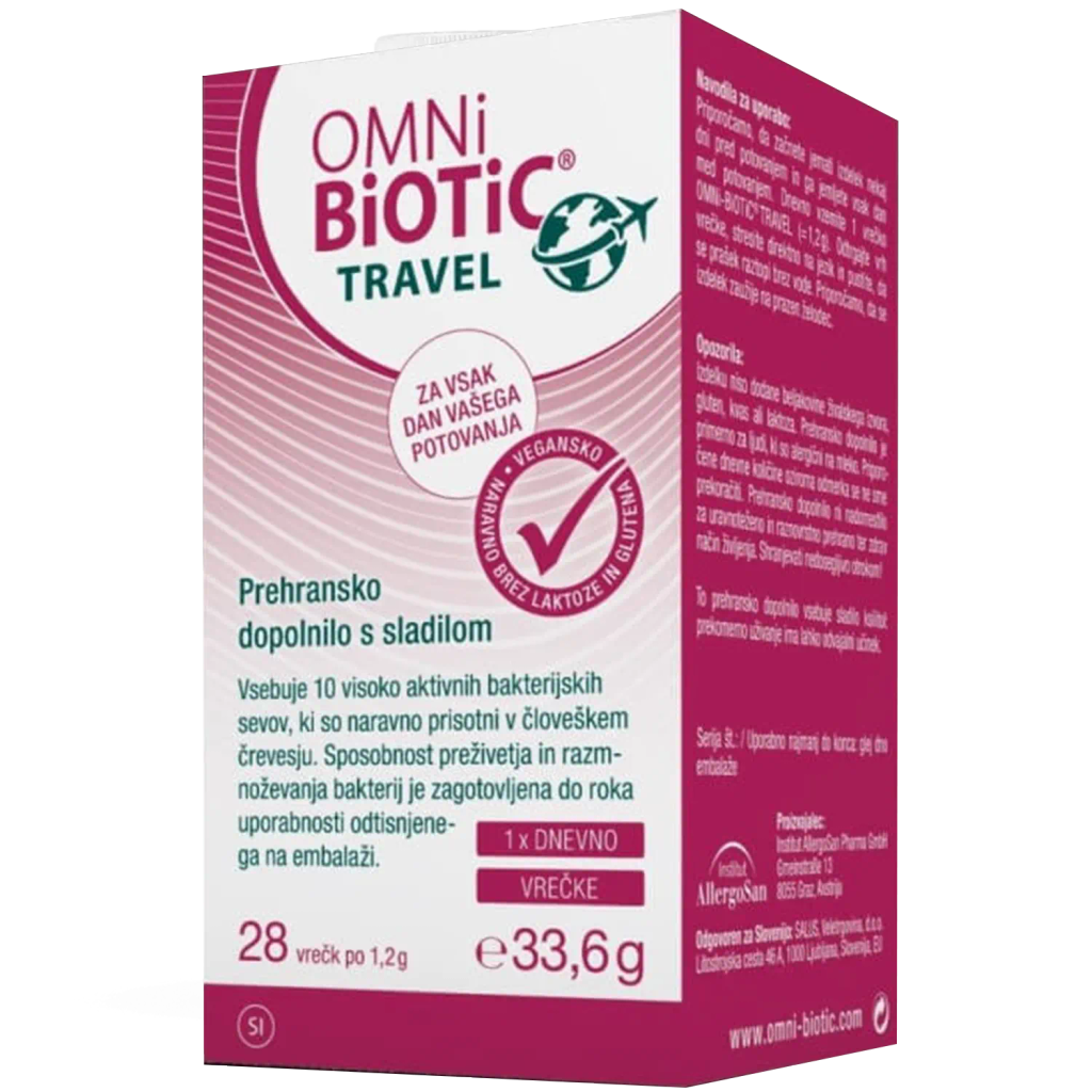 OMNi-BiOTiC Travel Direkt, prašek - vrečke (28 x 1,2 g)