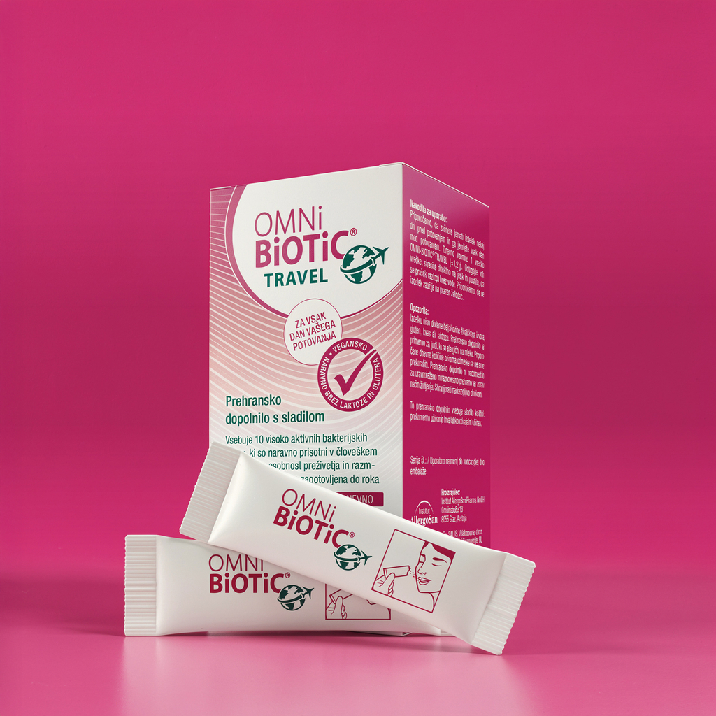 OMNi-BiOTiC Travel Direkt, prašek - vrečke (28 x 1,2 g)