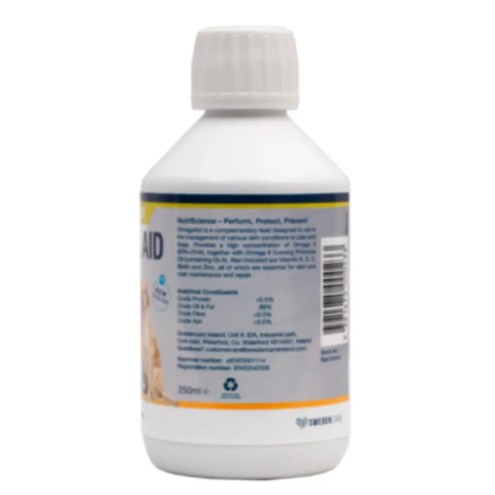 Omega Aid, tekočina za mačke in pse (250 ml)
