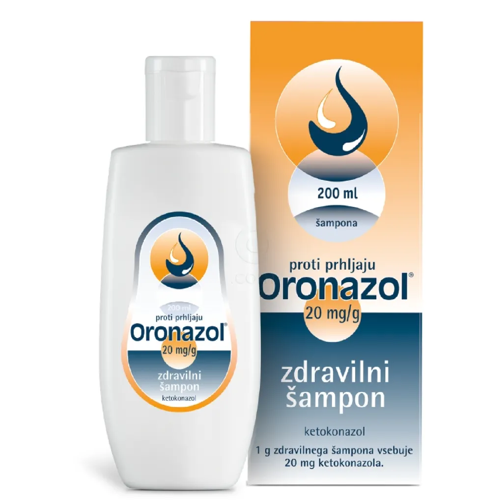 Oronazol 20 mg/g, zdravilni šampon (200 ml)