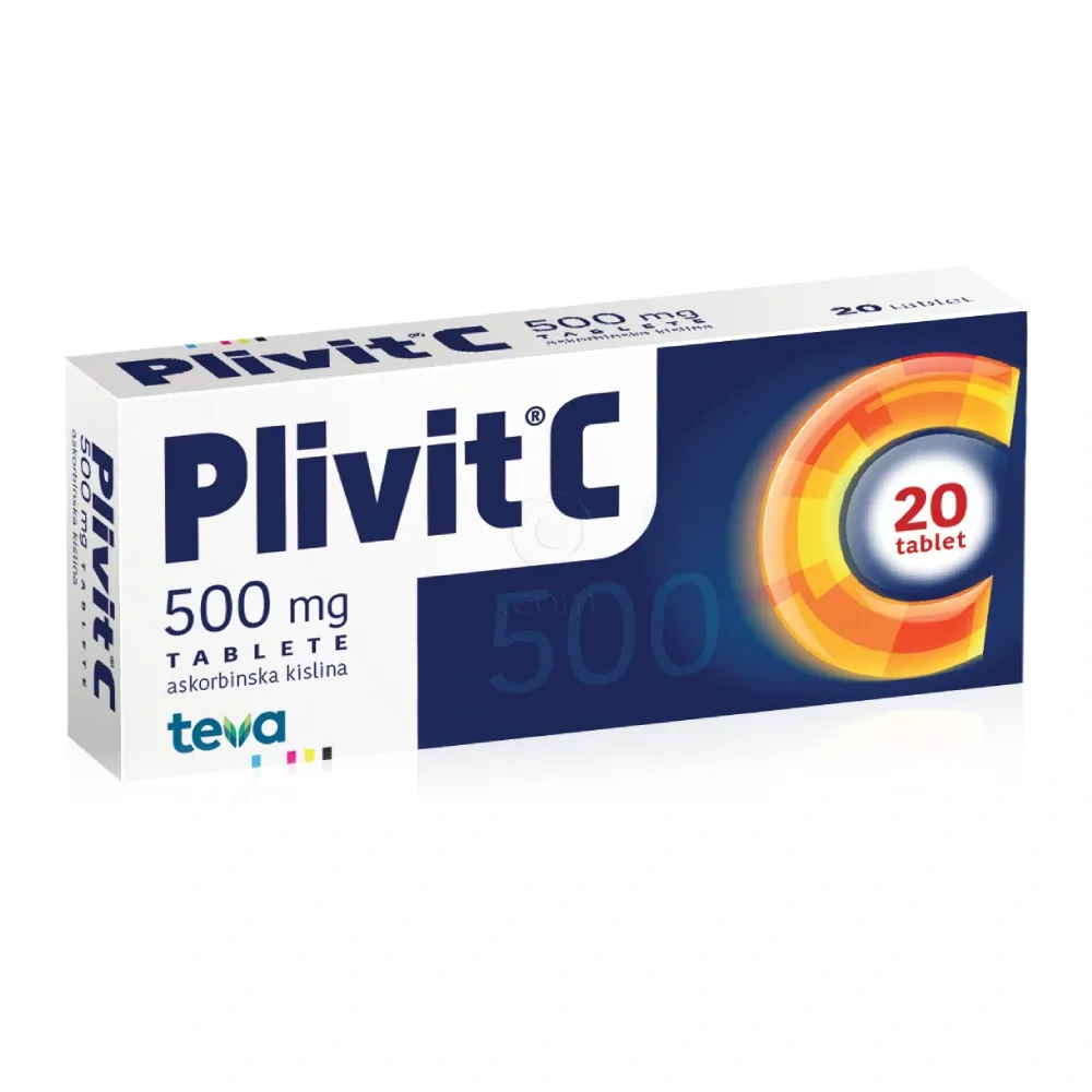 Plivit C 500 mg, tablete (20 tablet)